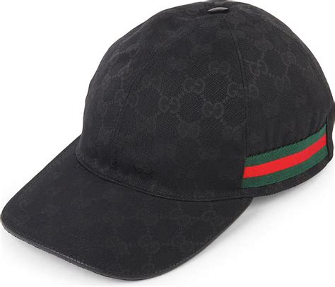 men's black gucci hat